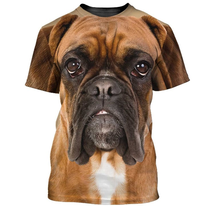 2022 New Cool T-shirt MenWomen 3d T shirt Dogs Face S-6XL